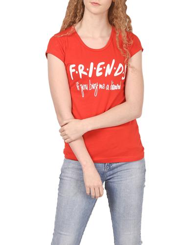 red hosery casual tee - 14535371 - Very Small Image - 1