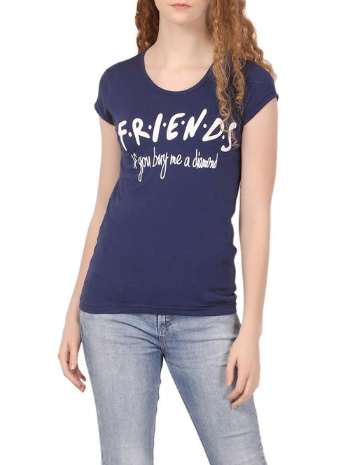 dark blue hosery tee - 14535384 - Very Small Image - 1