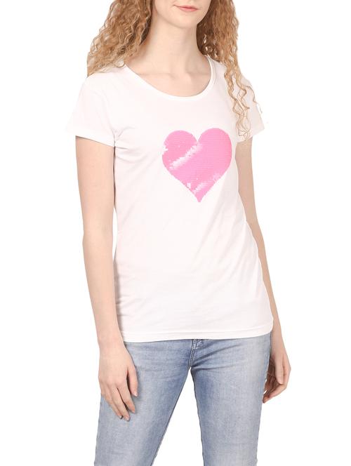 white hosery casual top - 14535391 - Very Small Image - 1