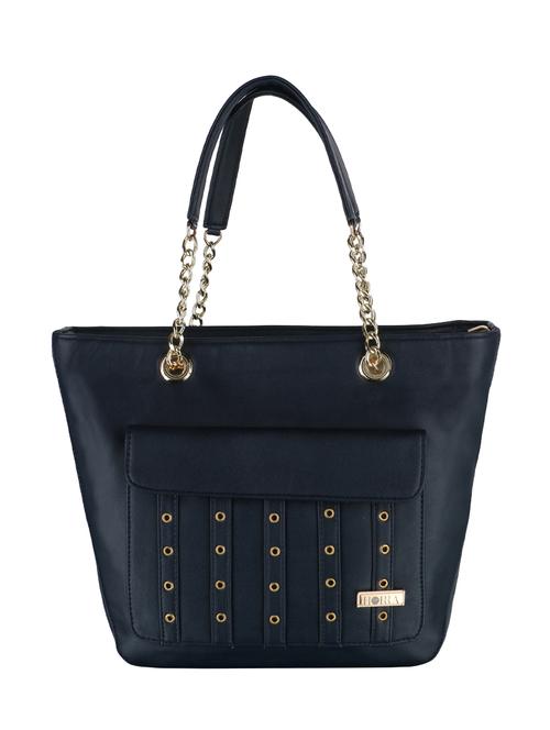 blue leatherette regular handbag - 14535439 - Very Small Image - 1