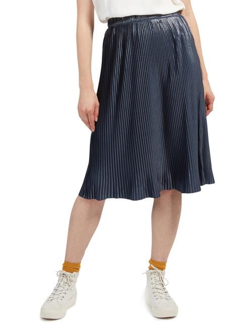Navy blue flared skirt - 14535501 - Very Small Image - 1