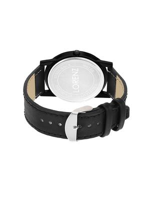 lorenz genuine combo of 2 tan & black analog watch- for men- mk-4849a - 14535511 - Standard Image - 3