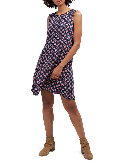 dark blue printed dress - 14535512 - Very Small Image - 1