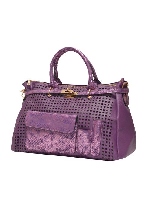 purple duffel handbag - 14535555 - Very Small Image - 1