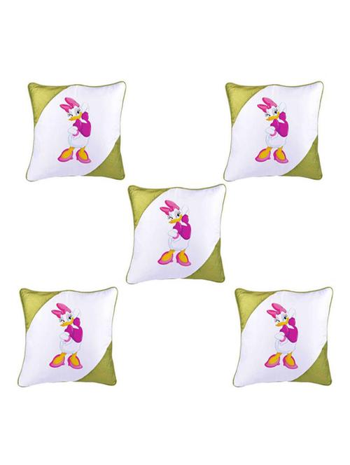 Cartoon Character "Daisy duck" Printed Set Of 5 Cushion Covers - 14535561 - Standard Image - 1