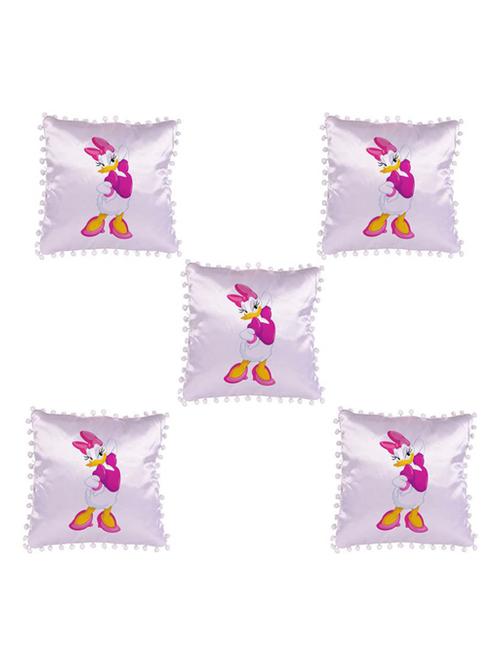 Cartoon Character "Daisy duck" Printed Set Of 5 Cushion Covers - 14535566 - Standard Image - 1