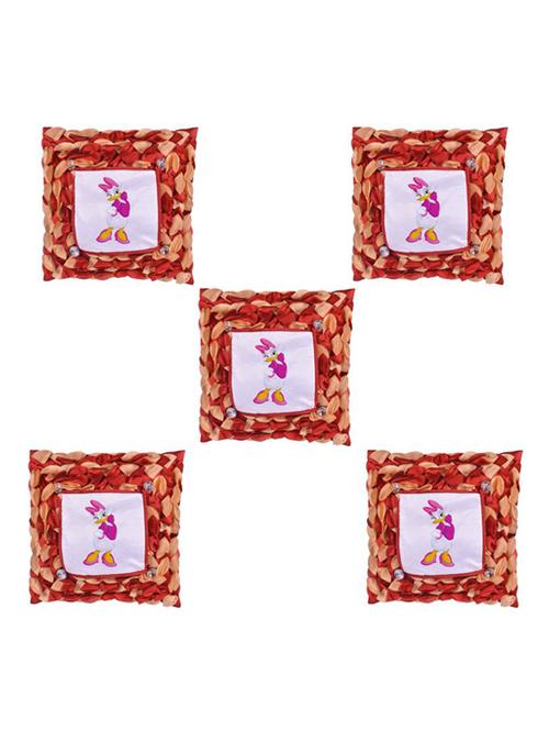 Cartoon Character "Daisy duck" Printed Set Of 5 Cushion Covers - 14535572 - Standard Image - 1