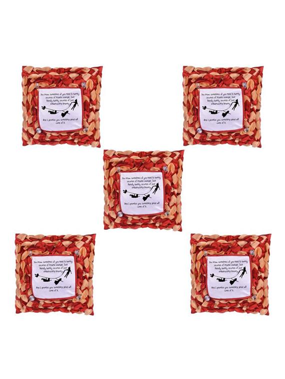 "Simple Quote" Printed Set Of 5 Cushion Covers - 14535592 - Zoom Image - 1