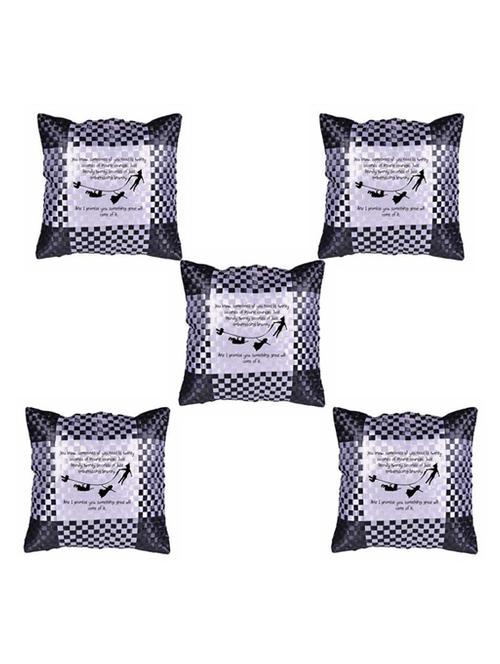 "Simple Quote" Printed Set Of 5 Cushion Covers - 14535597 - Standard Image - 1