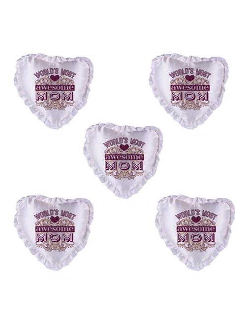 "Best Mom" Printed Set Of 5 Cushion Covers - 14535599 - Standard Image - 1