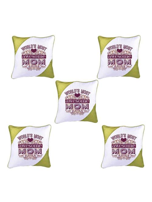 "Best Mom" Printed Set Of 5 Cushion Covers - 14535601 - Standard Image - 1