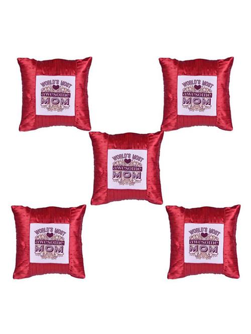 "Best Mom" Printed Set Of 5 Cushion Covers - 14535605 - Standard Image - 1