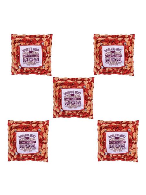 "Best Mom" Printed Set Of 5 Cushion Covers - 14535612 - Standard Image - 1