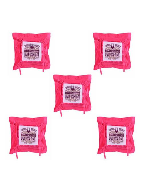 "Best Mom" Printed Set Of 5 Cushion Covers - 14535616 - Standard Image - 1