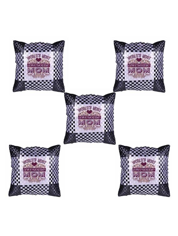 "Best Mom" Printed Set Of 5 Cushion Covers - 14535617 - Zoom Image - 1