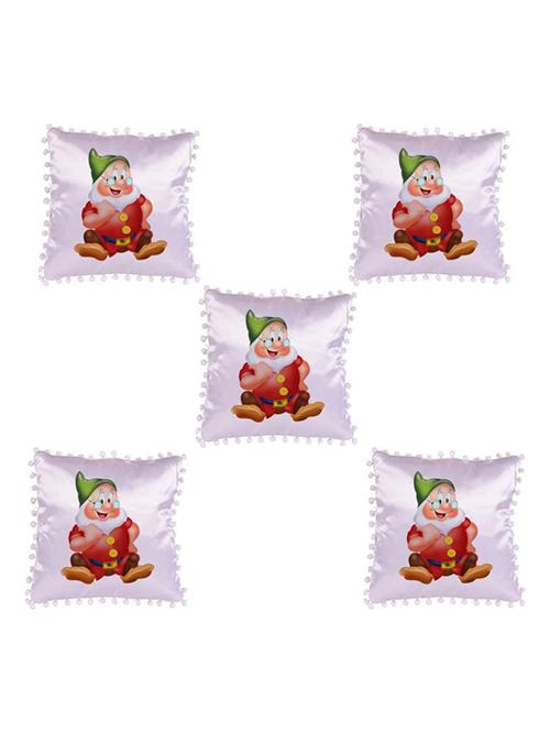Cartoon Character "dwarf" Printed Set Of 5 Cushion Covers - 14535625 - Standard Image - 1