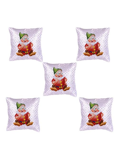 Cartoon Character "dwarf" Printed Set Of 5 Cushion Covers - 14535628 - Standard Image - 1