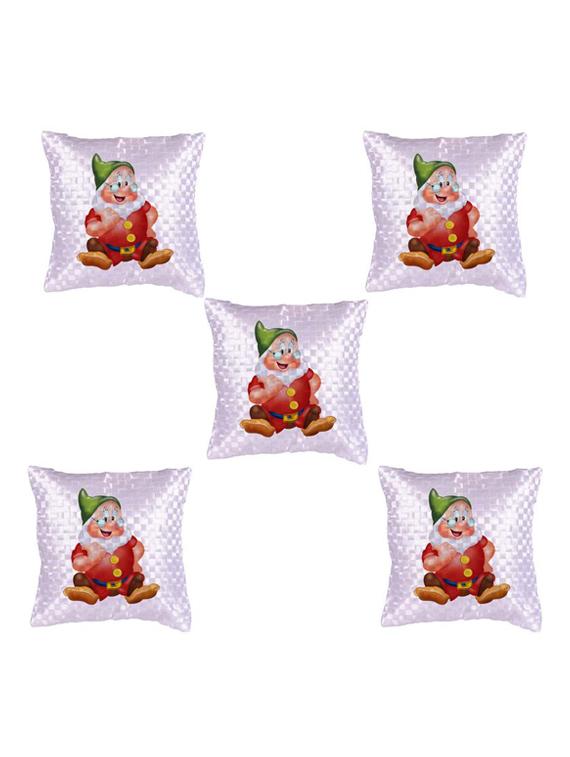 Cartoon Character "dwarf" Printed Set Of 5 Cushion Covers - 14535628 - Zoom Image - 1