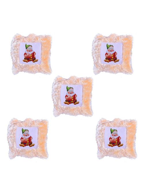 Cartoon Character "dwarf" Printed Set Of 5 Cushion Covers - 14535632 - Standard Image - 1