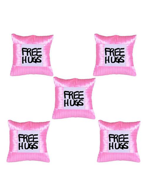 "Free Hugs" Quoted Printed Set Of 5 Cushion Covers - 14535681 - Standard Image - 1