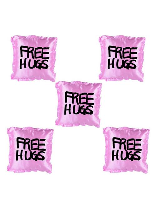 "Free Hugs" Quoted Printed Set Of 5 Cushion Covers - 14535682 - Standard Image - 1