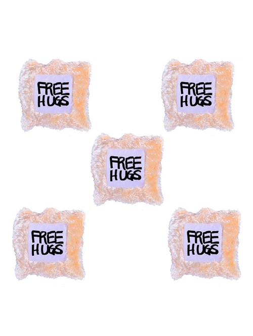 "Free Hugs" Quoted Printed Set Of 5 Cushion Covers - 14535691 - Standard Image - 1