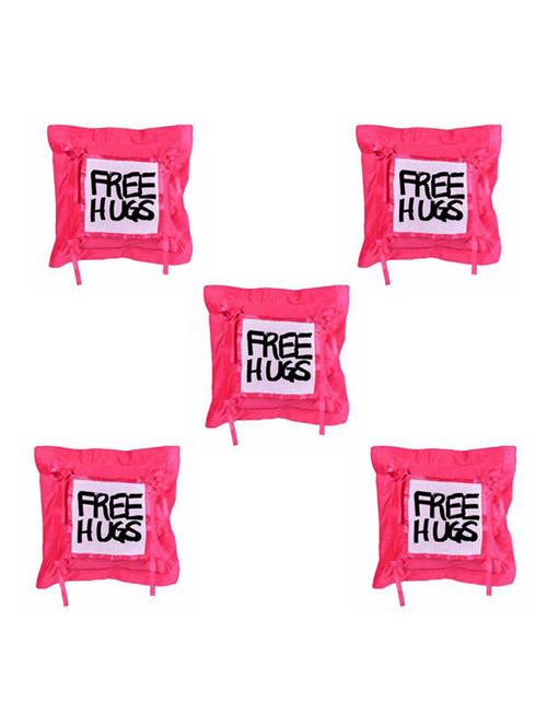 "Free Hugs" Quoted Printed Set Of 5 Cushion Covers - 14535694 - Standard Image - 1