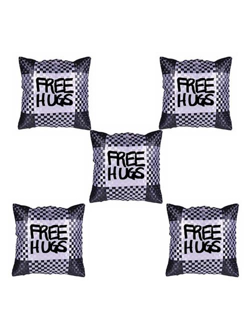 "Free Hugs" Quoted Printed Set Of 5 Cushion Covers - 14535695 - Standard Image - 1