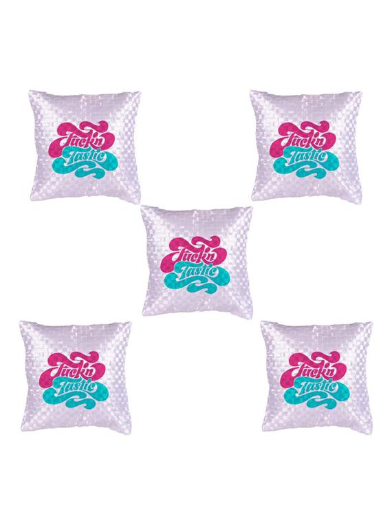 Quoted Printed Set Of 5 Cushion Covers - 14535726 - Zoom Image - 1