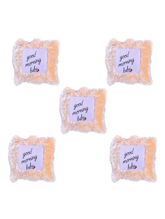 "Good Morning" Quoted Printed Set Of 5 Cushion Covers - 14535750 - Zoom Image - 1