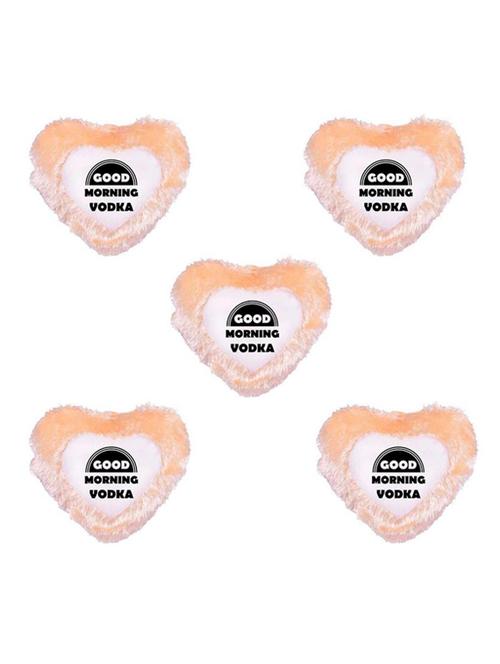 "Good Morning" Quoted Printed Set Of 5 Cushion Covers - 14535764 - Standard Image - 1