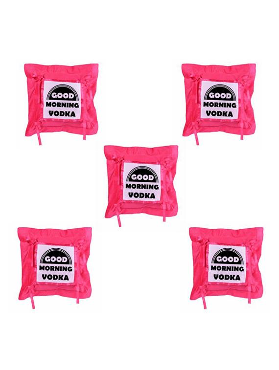 "Good Morning" Quoted Printed Set Of 5 Cushion Covers - 14535773 - Zoom Image - 1