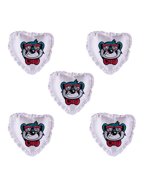 Cartoon Printed Set Of 5 Cushion Covers - 14535776 - Standard Image - 1