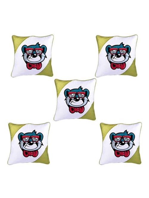 Cartoon Printed Set Of 5 Cushion Covers - 14535778 - Standard Image - 1