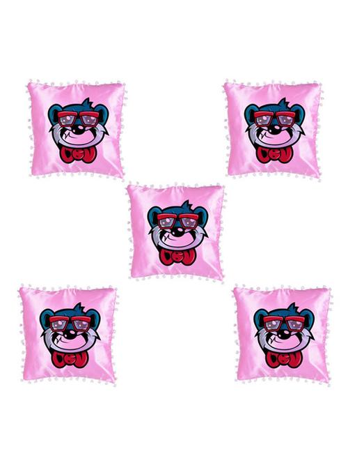 Cartoon Printed Set Of 5 Cushion Covers - 14535785 - Standard Image - 1