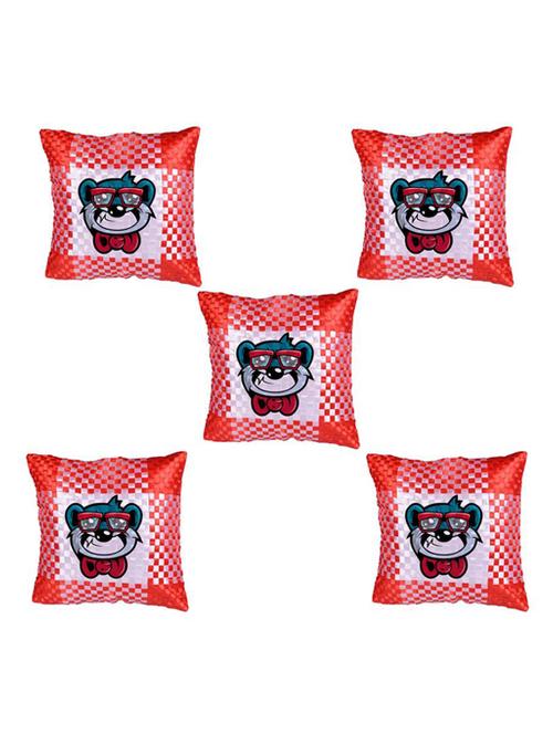 Cartoon Printed Set Of 5 Cushion Covers - 14535788 - Standard Image - 1