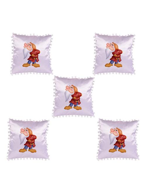 Cartoon" Dwarf" Printed Set Of 5 Cushion Covers - 14535803 - Standard Image - 1