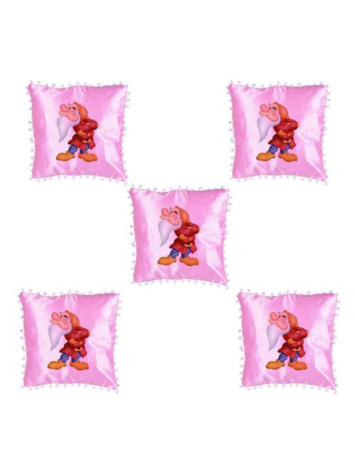 Cartoon" Dwarf" Printed Set Of 5 Cushion Covers - 14535805 - Standard Image - 1