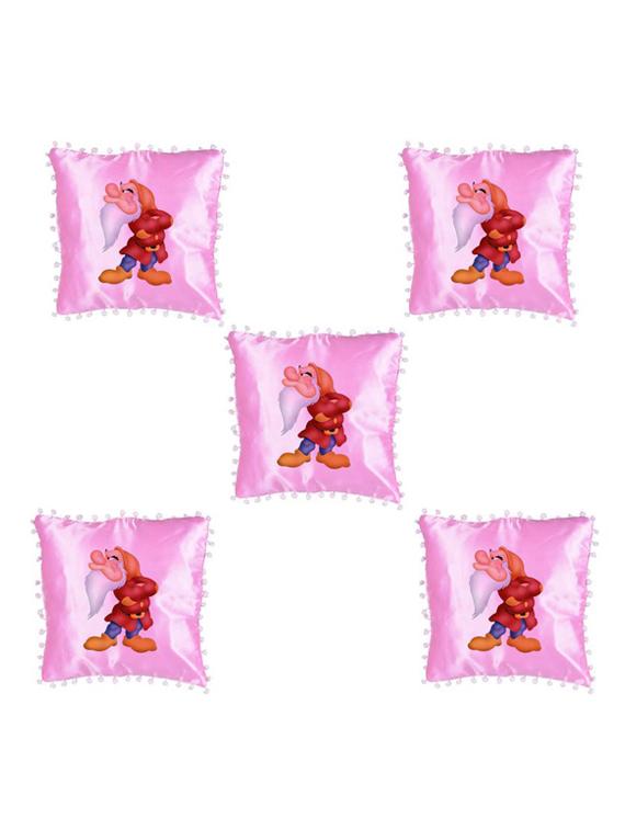 Cartoon" Dwarf" Printed Set Of 5 Cushion Covers - 14535805 - Zoom Image - 1