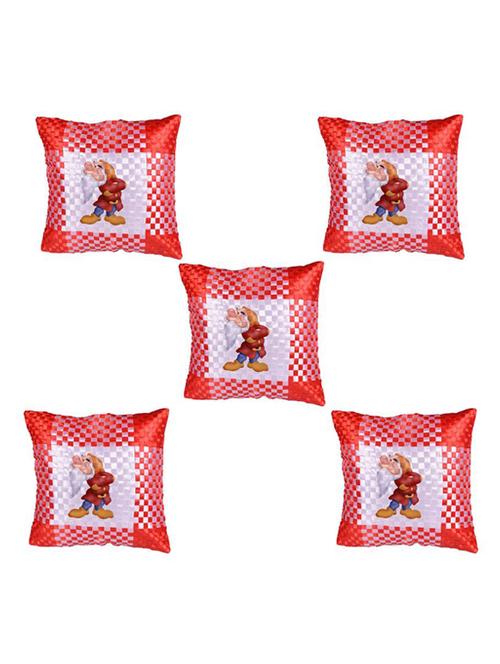 Cartoon" Dwarf" Printed Set Of 5 Cushion Covers - 14535808 - Standard Image - 1