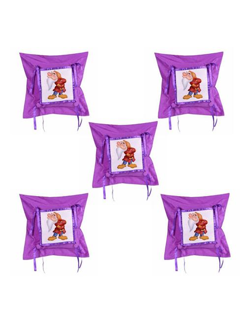 Cartoon" Dwarf" Printed Set Of 5 Cushion Covers - 14535812 - Standard Image - 1