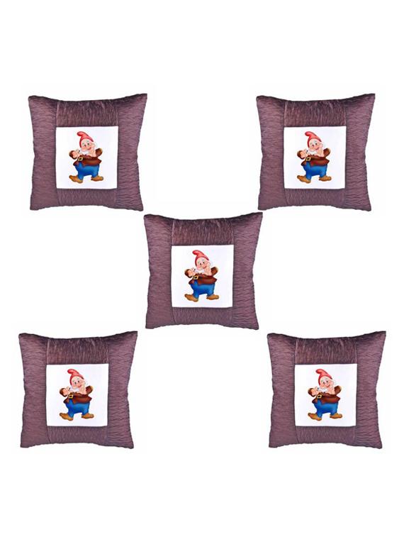 Cartoon Printed Set Of 5 Cushion Covers - 14535837 - Zoom Image - 1