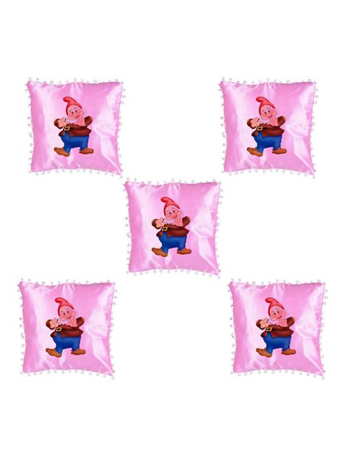 Cartoon Printed Set Of 5 Cushion Covers - 14535845 - Standard Image - 1