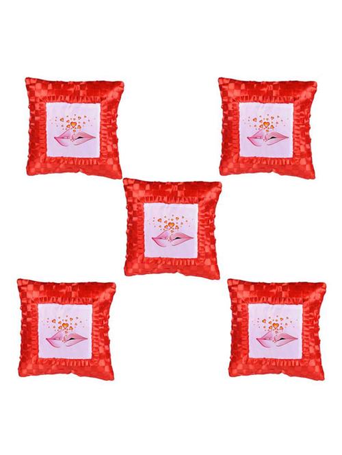Expressing Love Printed Set Of 5 Cushion Covers - 14535861 - Standard Image - 1