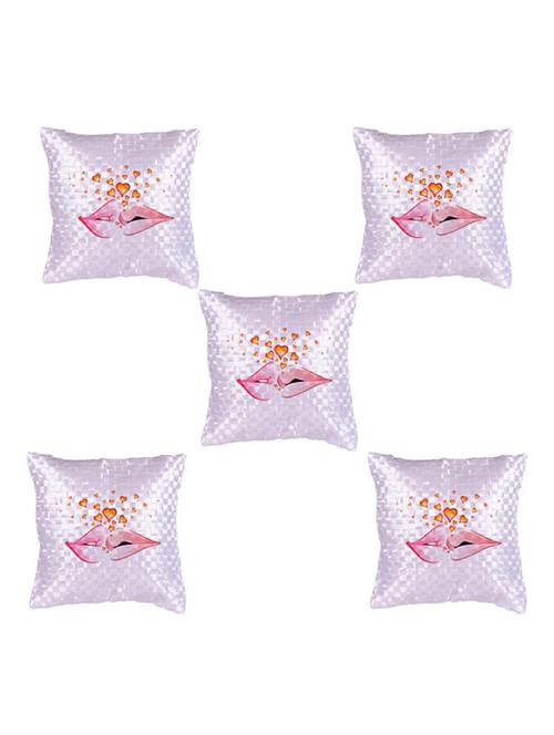 Expressing Love Printed Set Of 5 Cushion Covers - 14535866 - Standard Image - 1