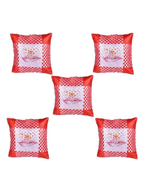 Expressing Love Printed Set Of 5 Cushion Covers - 14535868 - Standard Image - 1