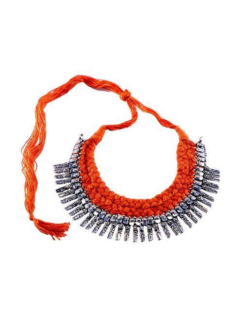 silver none tribal necklace - 14536007 - Very Small Image - 1
