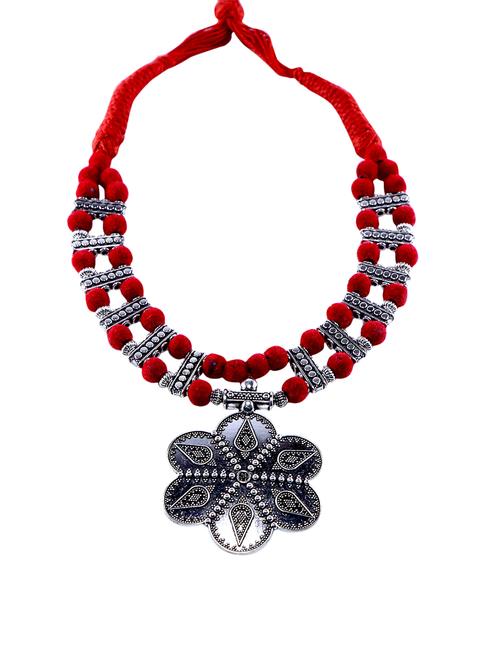 silver none tribal necklace - 14536011 - Very Small Image - 1