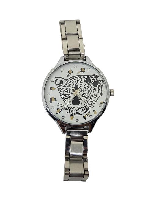 FARP Analog silver colour stainless steel Fancy Leopard Print Womens Watch - 14536025 - Very Small Image - 1