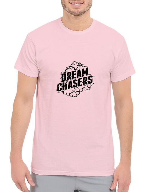 pink cotton chest print tshirt - 14536040 - Standard Image - 1
